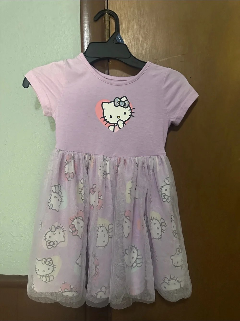 Hello Kitty Pink and Lavender Dress with Matching Backpack